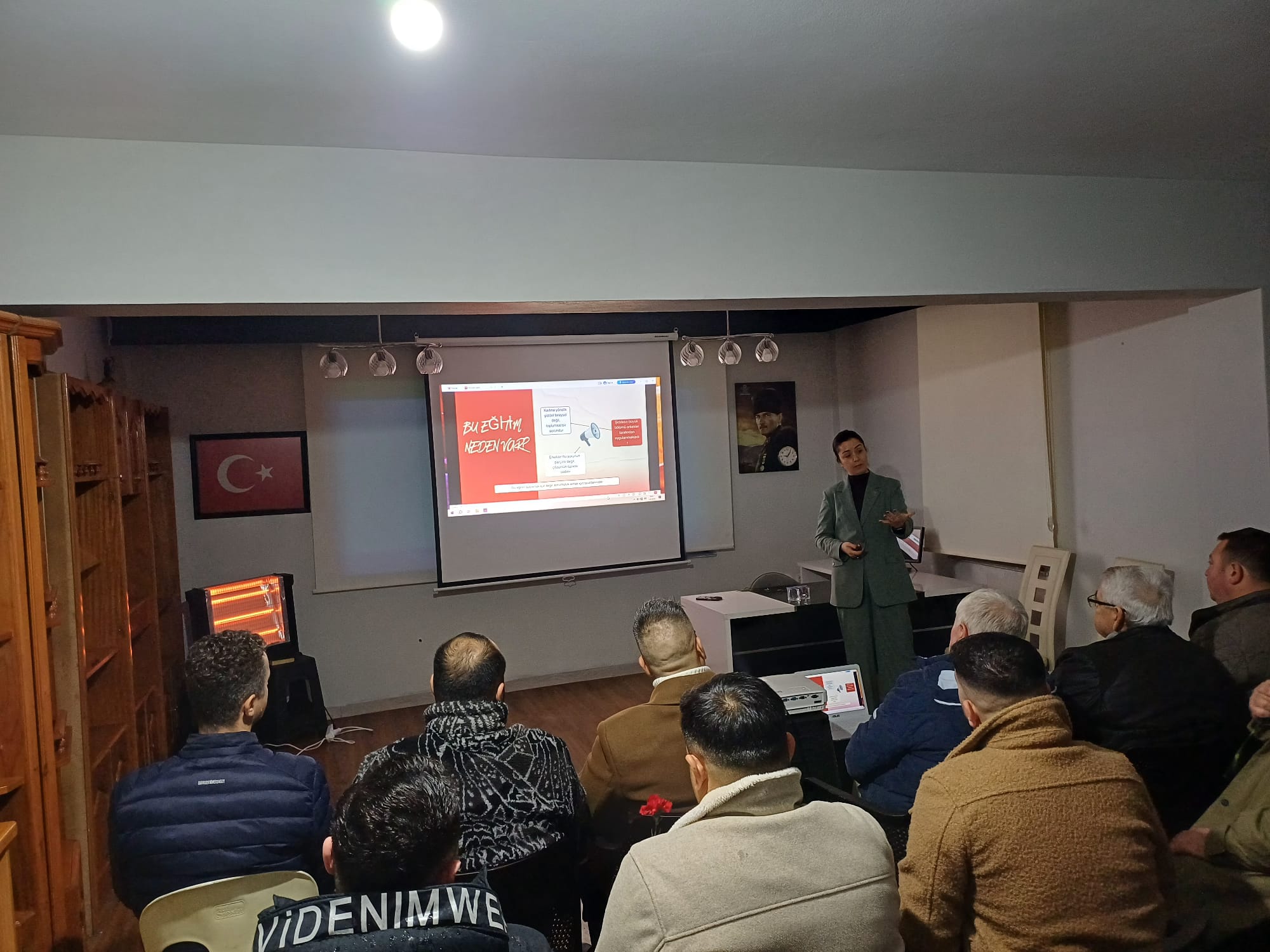Kadına Şiddetle Mücadelede Erkeklere Seminer