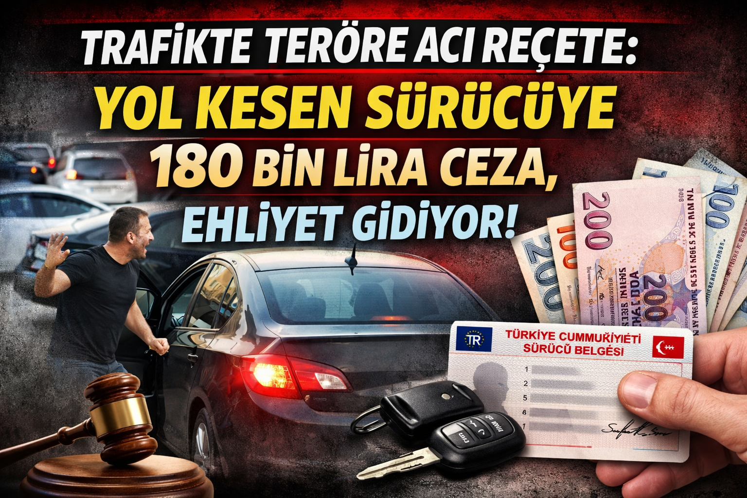 Trafikte Yol Kesen Magandalara Ağır Darbe