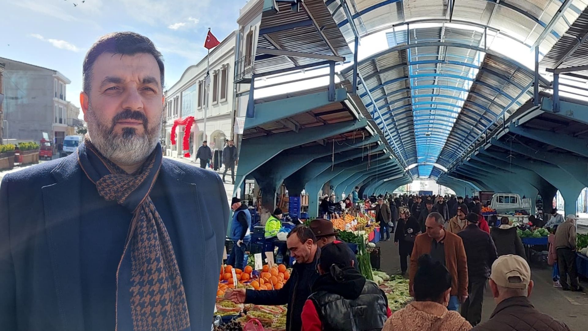 'Pazar esnafı eski yerinden memnun'