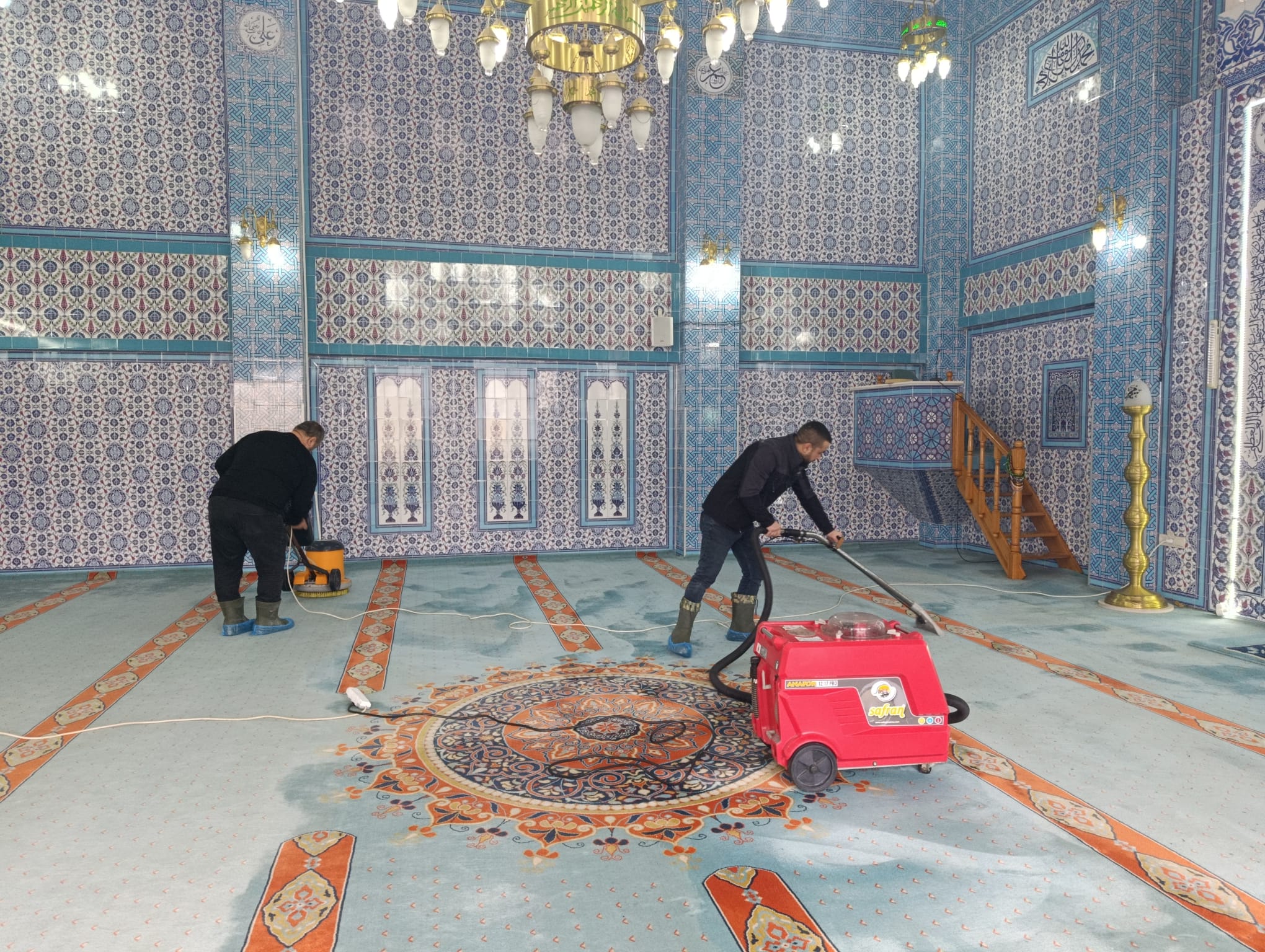 Uzunköprü'deki camilerde 'Ramazan' temizliği