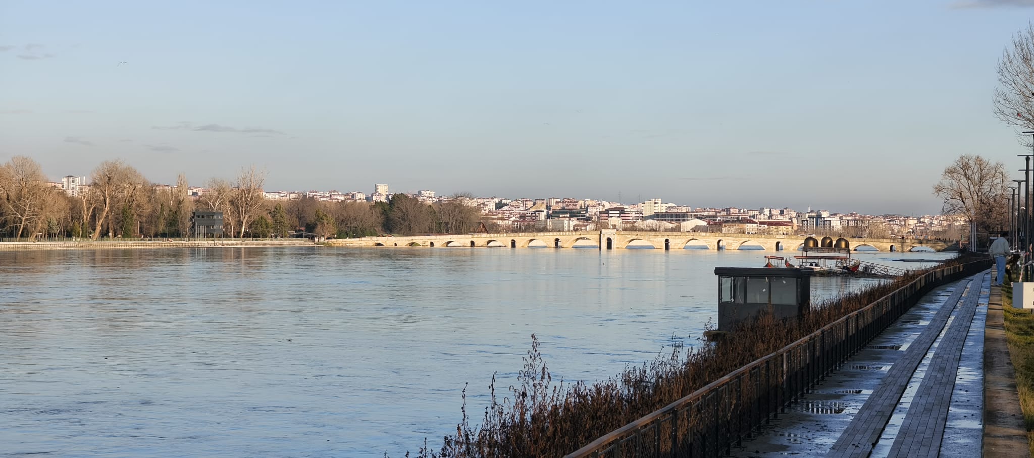 Meriç Nehri'nin debisi düşmeye başladı