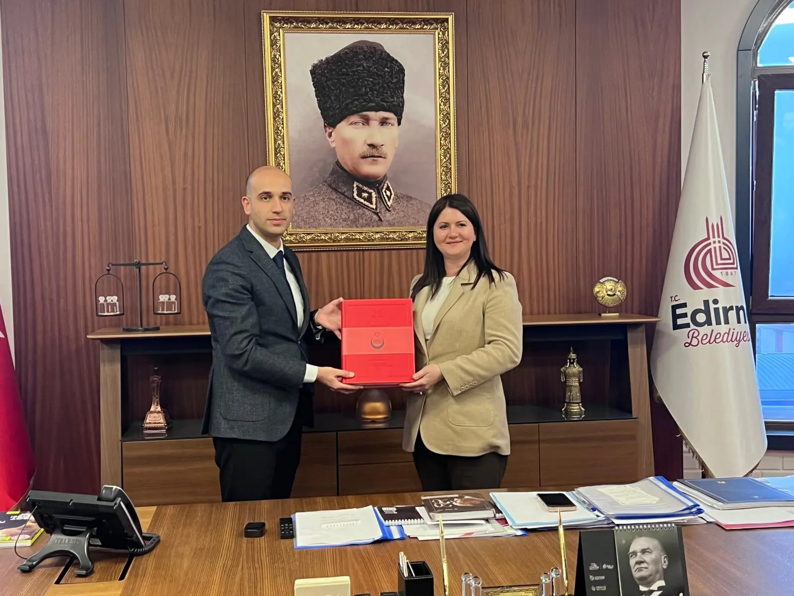 Müdür Atılgan’dan Başkan Gencan’a ziyaret