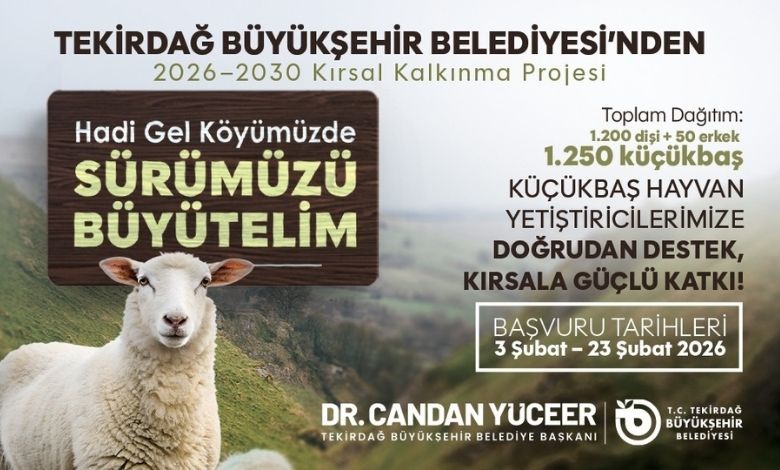Köylerde sürüleri büyütecek destek hamlesi