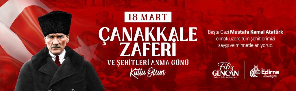 Edirne Belediyesi 18 Mart İlanı