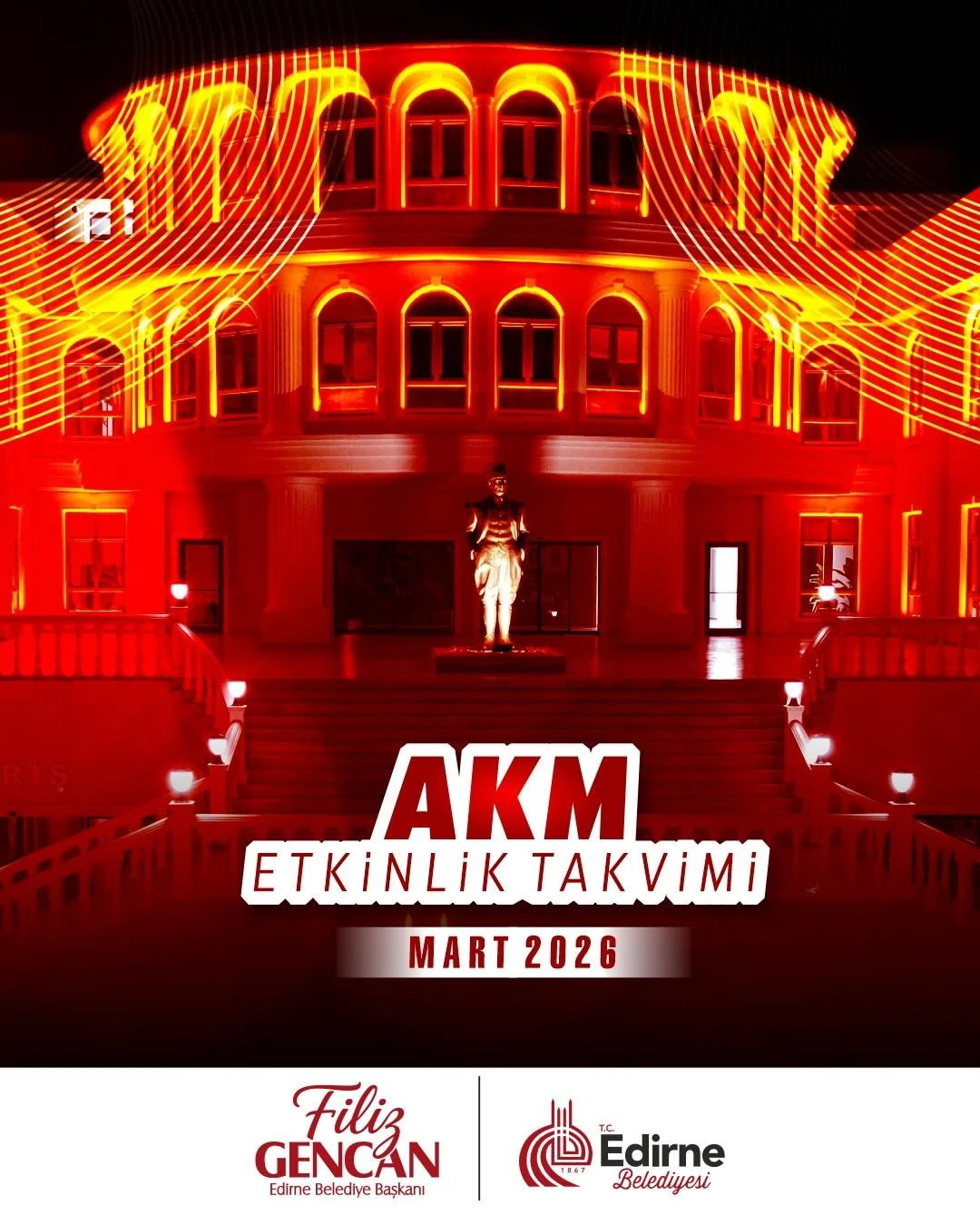 AKM’de Sanat Dolu Mart Programı