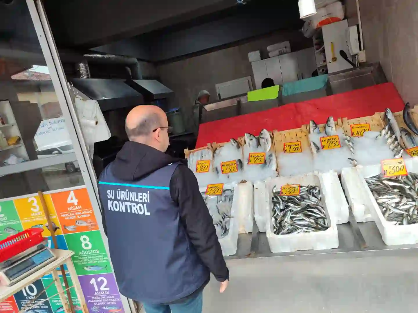 Su ürünleri denetleniyor