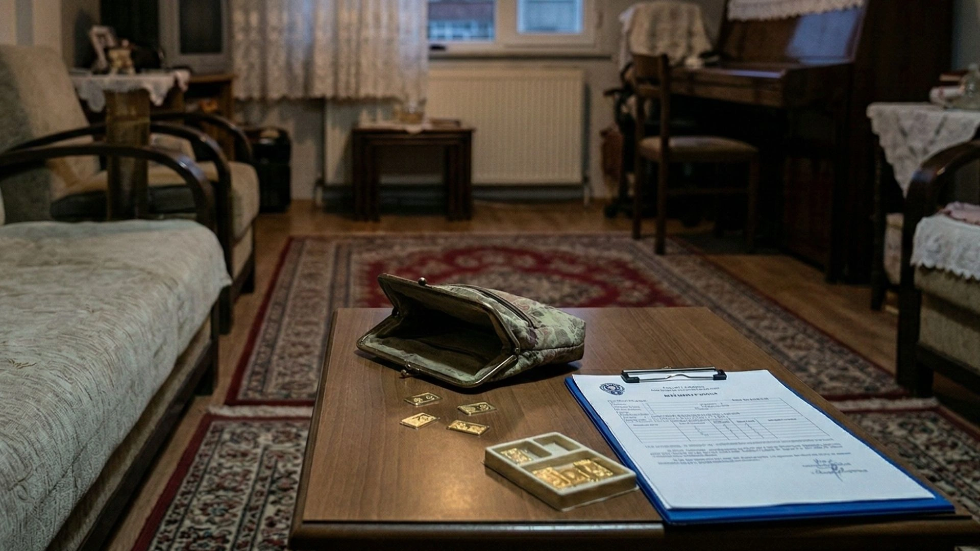 Torunları altınlarını çaldı!