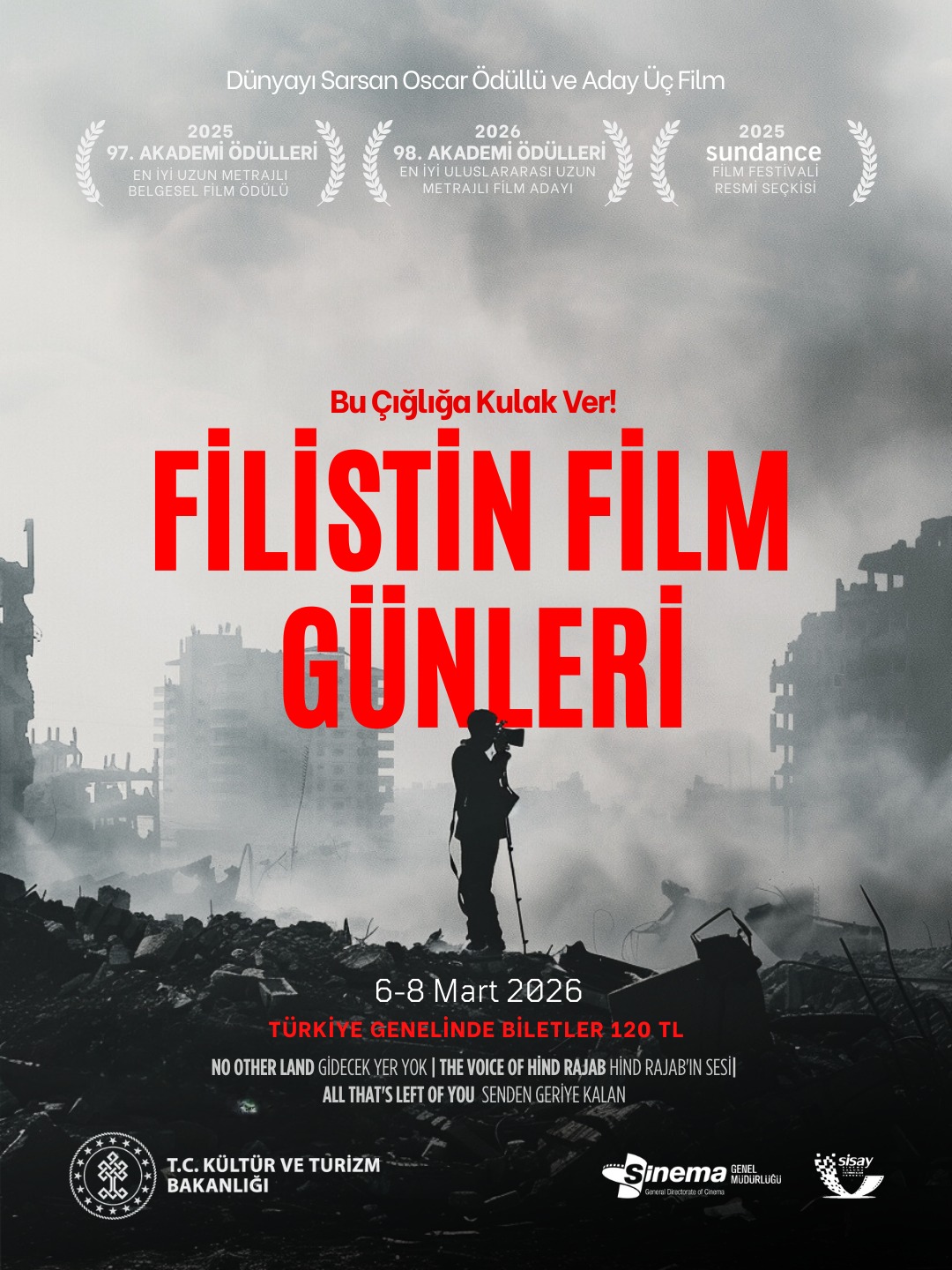Filistin Film Günleri tüm Türkiye’de başlıyor