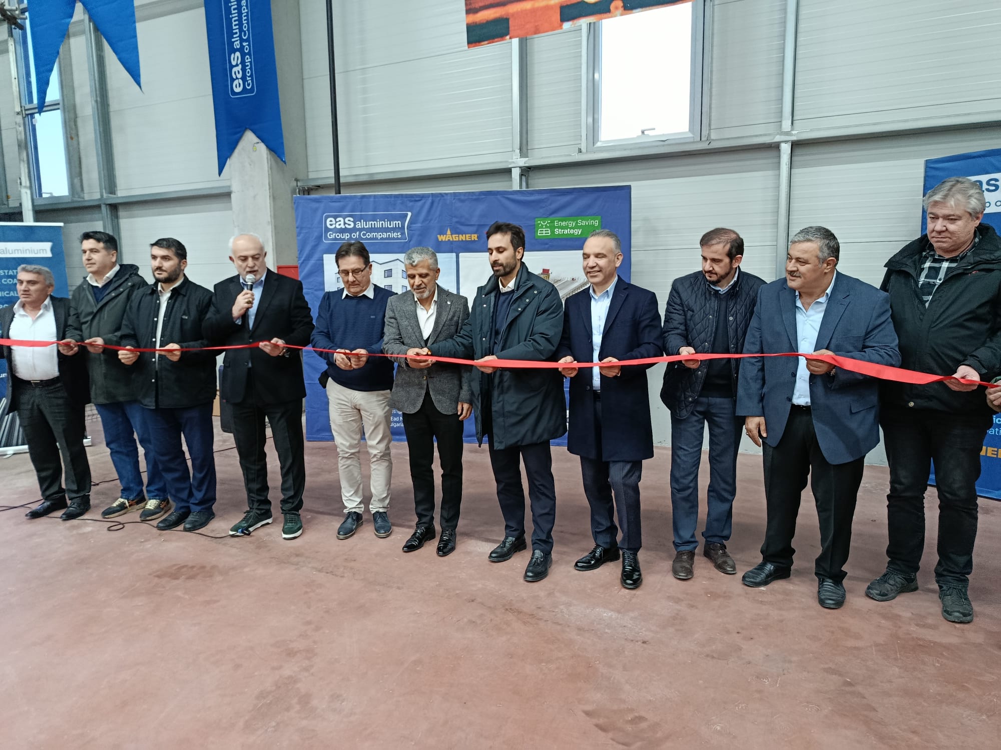 EAS Alüminyum yeni üretim hattını iftarla açtı
