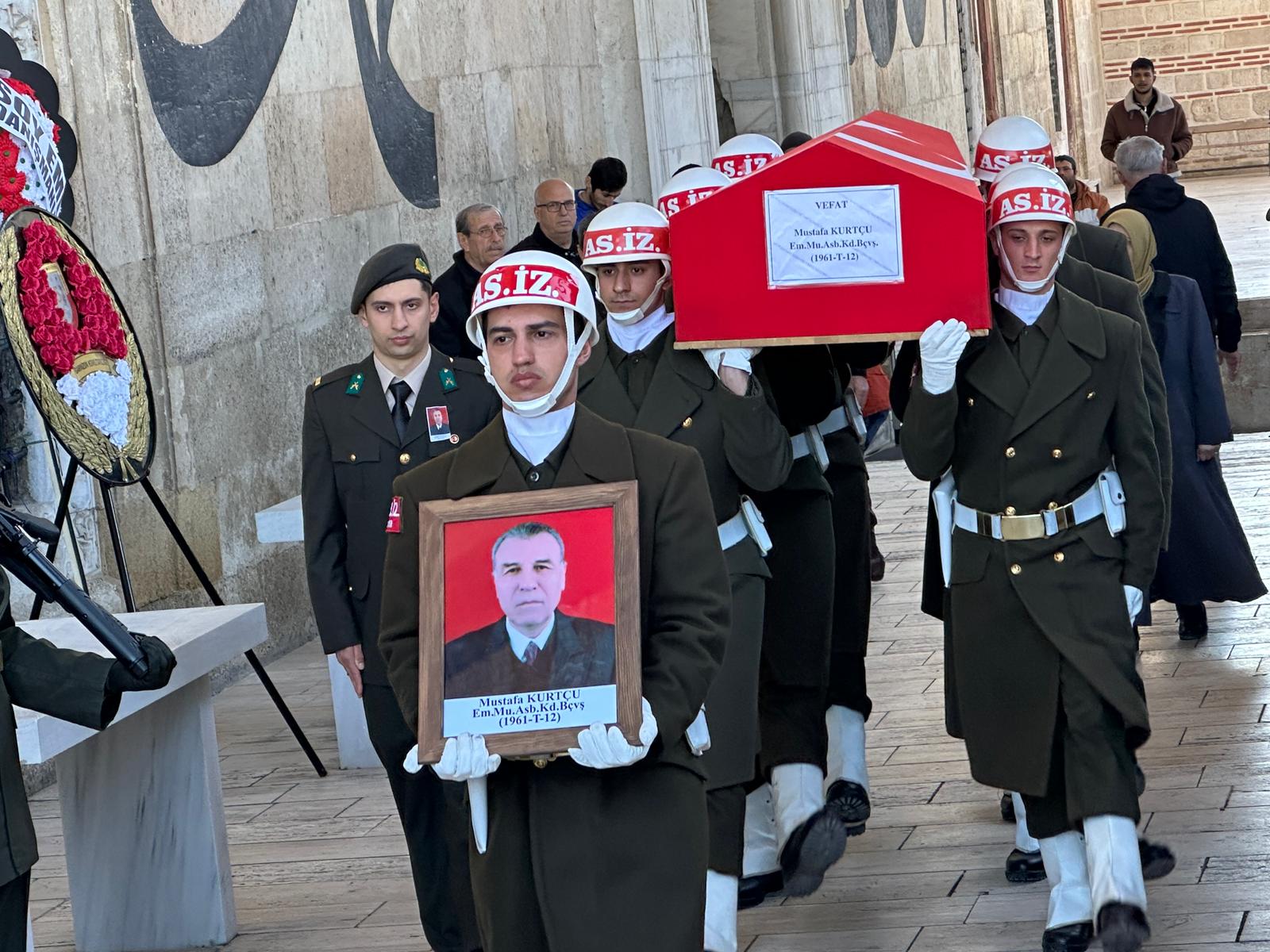 Emekli Astsubay Kurtçu'ya son görev