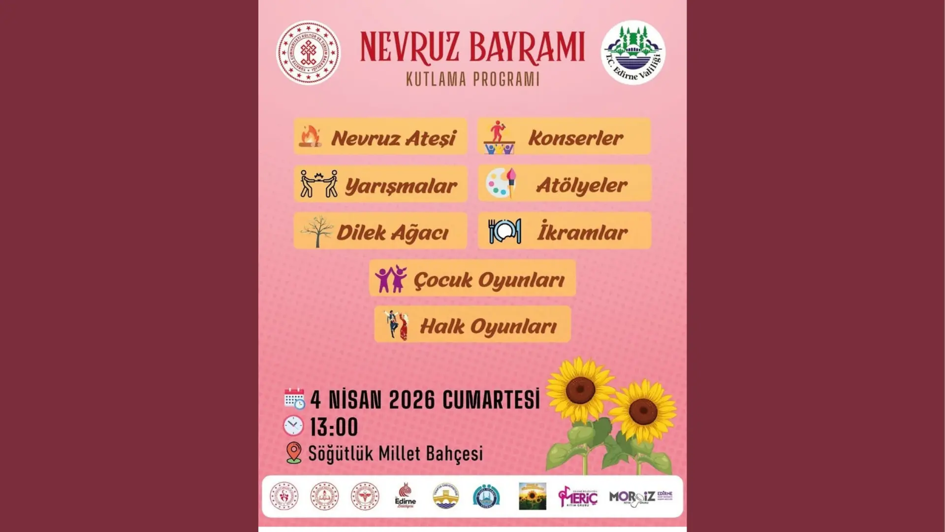 Ertelenen Nevruz kutlaması Söğütlük’te yapılacak