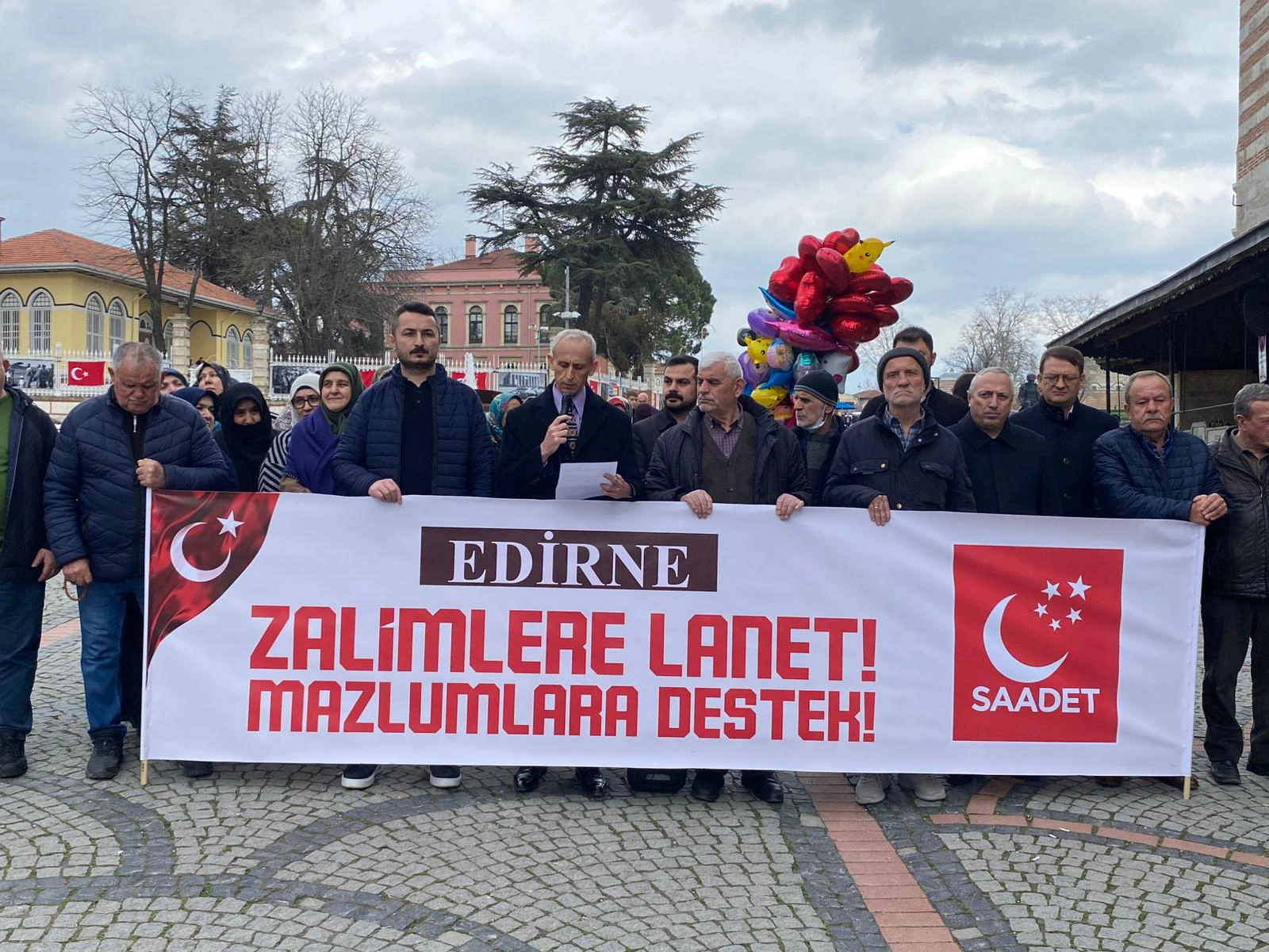 Saadet’ten Gazze Çığlığı