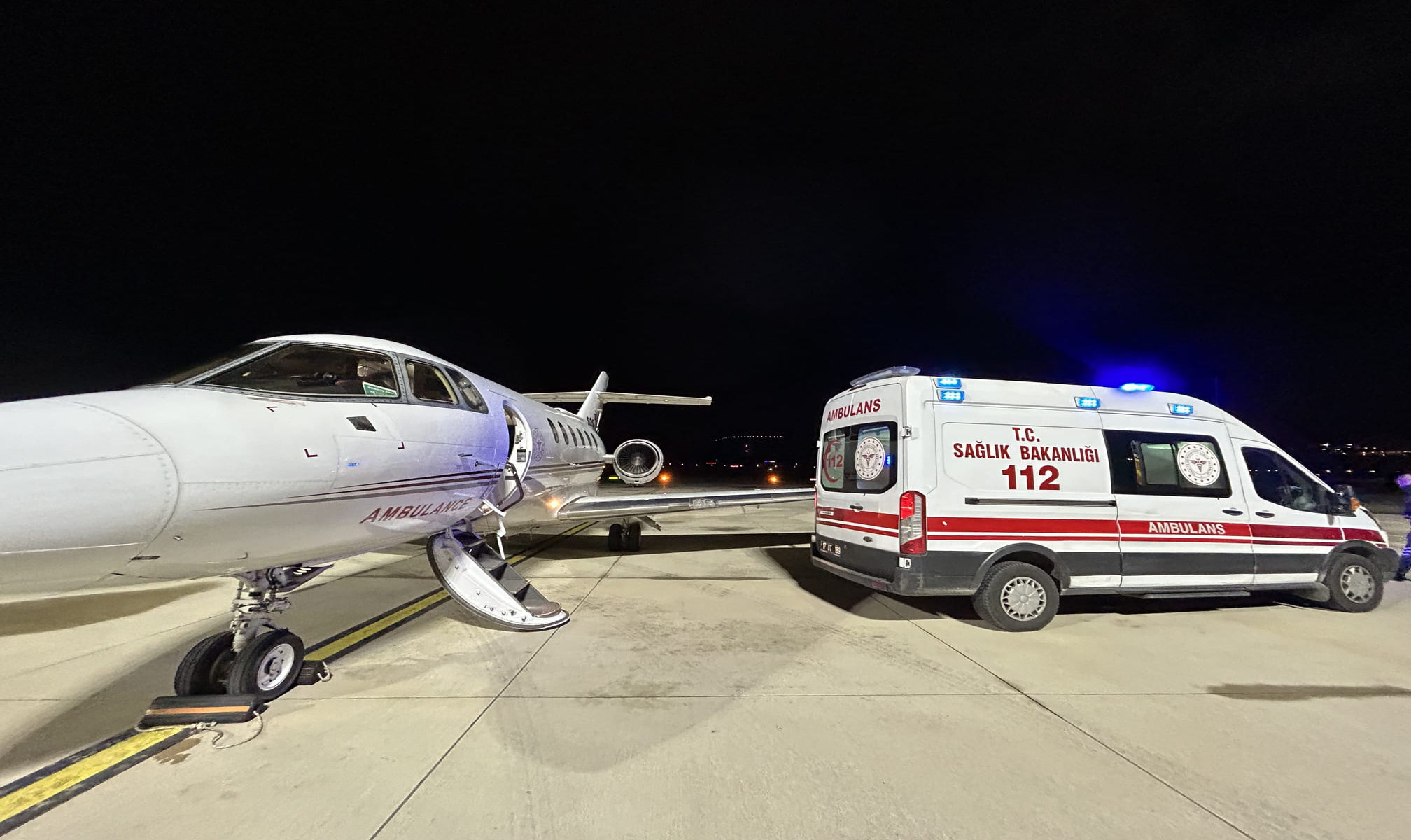 Rahatsızlanan bebek, ambulans uçakla Ankara’ya sevk edildi