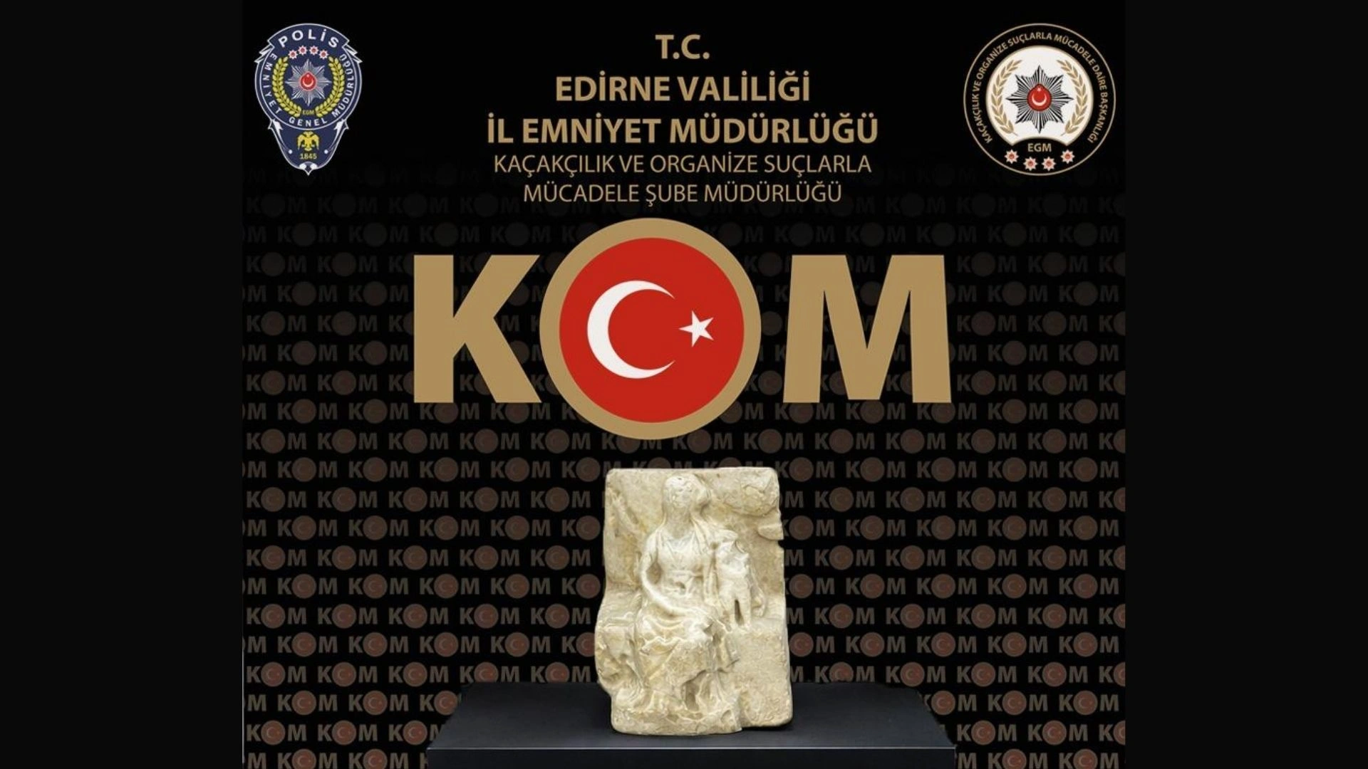 Tanrıça Kybele'nin firarı Edirne'de son buldu!