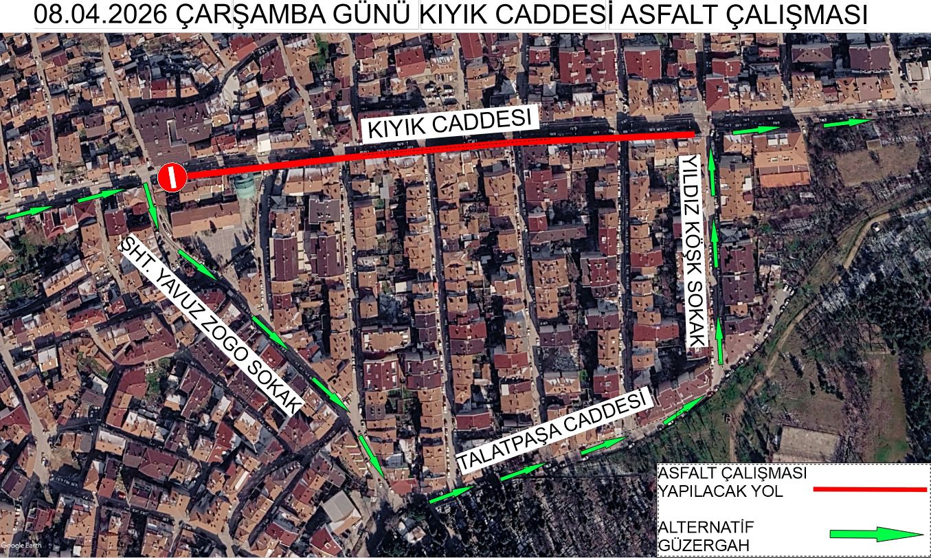 O Yollar bugün trafiğe kapatıldı